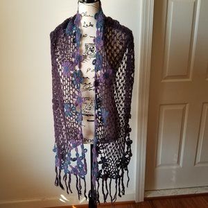 Crochet women's scarf